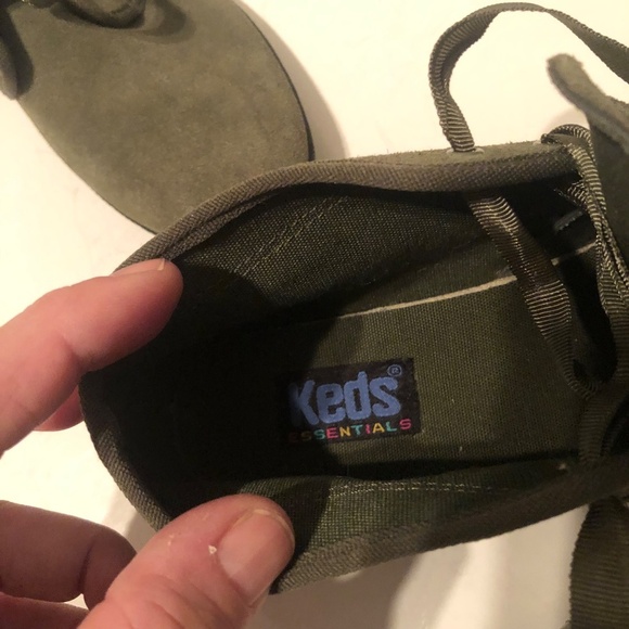 Vintage Keds Essential size 5 1/2 m. Chukka suede leather boots, ribbon tie up - Picture 14 of 14
